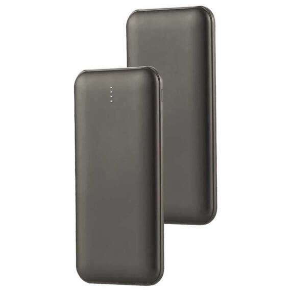 POWER BANK 10000MAH CU CABLU 30CM TIP C - GRI ANTRACIT - 3- Roveli