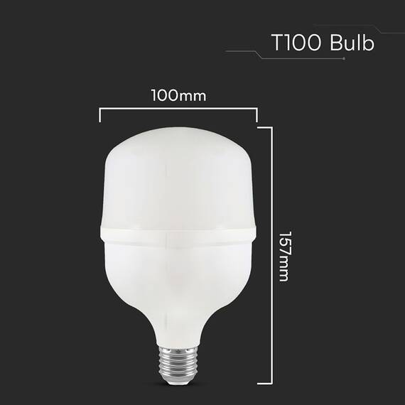 BEC LED T100 E27 30W 4000K ALB NEUTRU - 4- Roveli