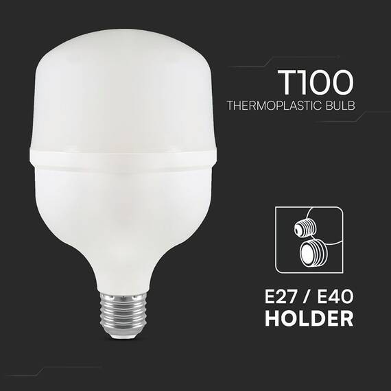 BEC LED T100 E27 30W 4000K ALB NEUTRU - 6- Roveli