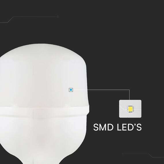 BEC LED T100 E27 30W 6500K ALB RECE - 5- Roveli