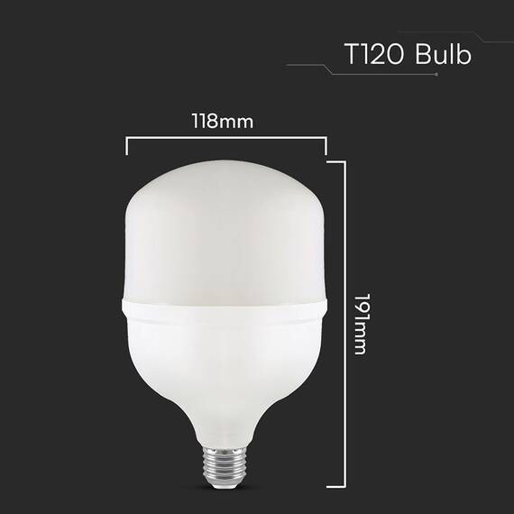 BEC LED T120 E27/E40 40W 4000K ALB NEUTRU - 4- Roveli