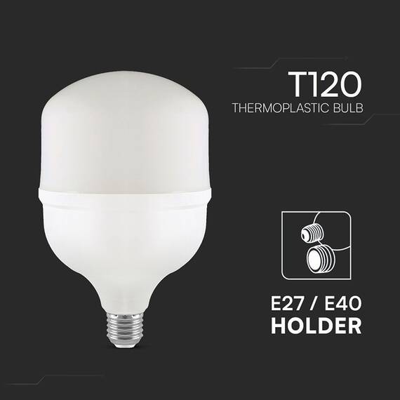 BEC LED T120 E27/E40 40W 4000K ALB NEUTRU - 6- Roveli