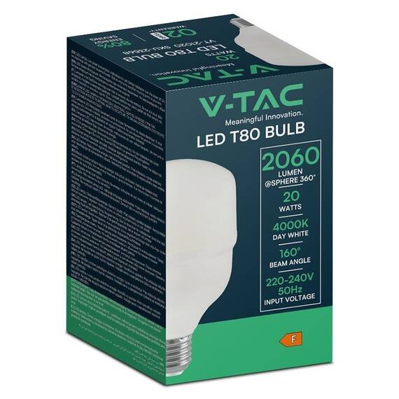 BEC LED T80 E27 20W 4000K ALB NEUTRU - 3- Roveli