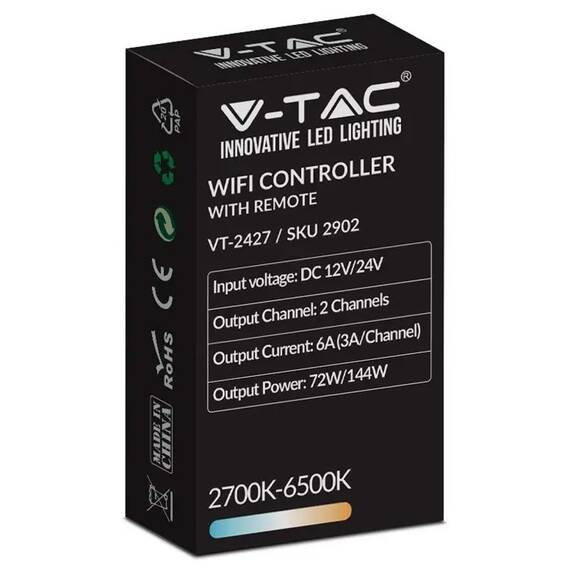 CONTROLLER BANDA LED 3IN1 WI-FI 12 BUTOANE - 4- Roveli