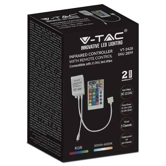 CONTROLLER BANDA LED RGB + ALB 26 BUTOANE - 3- Roveli