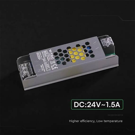 SURSA ALIMENTARE SLIM 24V 36W 1.5A IP20 - 6- Roveli