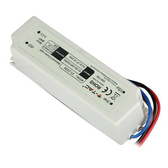 SURSA ALIMENTARE SLIM 12V 30W 2.5A IP67 - 2- Roveli