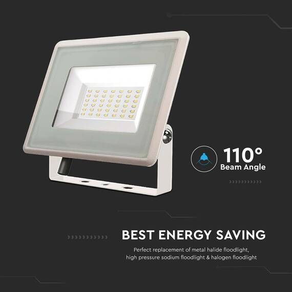 REFLECTOR LED SMD 30W 6500K IP65 - ALB - 9- Roveli