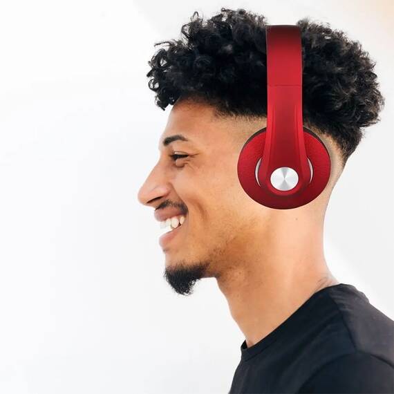 CASCA WIRELESS BLUETOOTH/MSD - ROSU - 10- Roveli