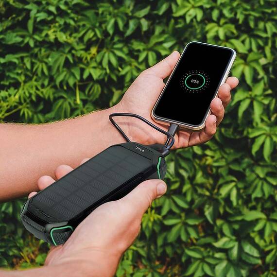 POWER BANK 30000MAH CU INCARCARE SOLARA - 3- Roveli