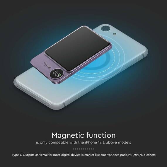 POWER BANK ULTRA SLIM 5000MAH WIRELESS FAST CHARGING - 8- Roveli