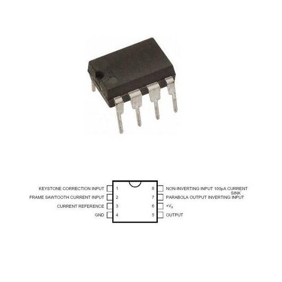 CIRCUIT CORECTIE EST-VEST TDA4950 - - Roveli