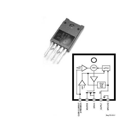 REGULATOR SURSA TENSIUNE FLYBACK SKN 650V 58W - - Roveli