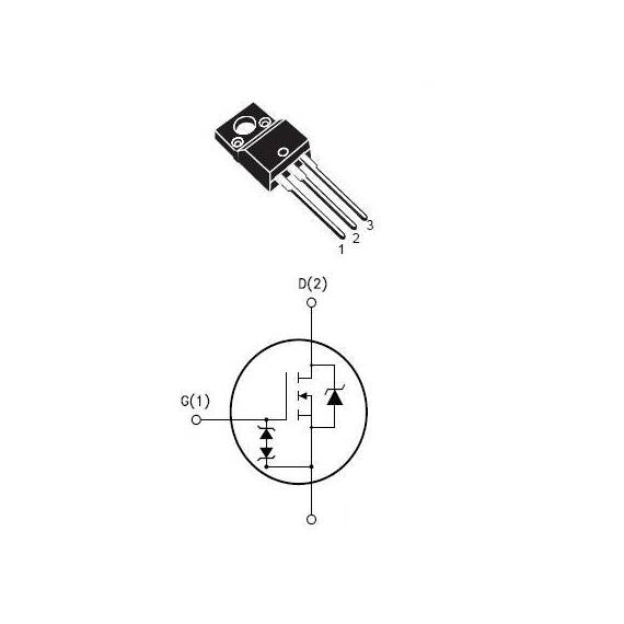 TRANZISTOR MOS CANAL N 400V 9A 0.49 OHM - - Roveli