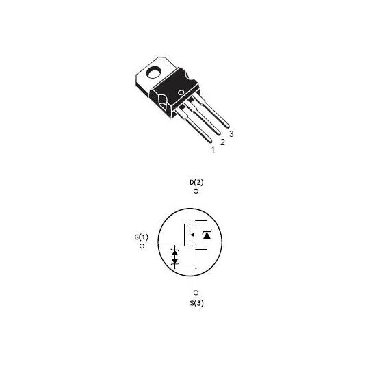 TRANZISTOR MOSFET DE PUTERE CANAL N 600V 1.76OHM 4A - - Roveli