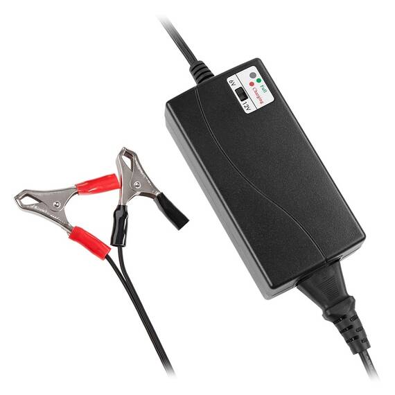 INCARCATOR ACUMULATORI PLUMB 6V/12V (1800MA) - 2- Roveli