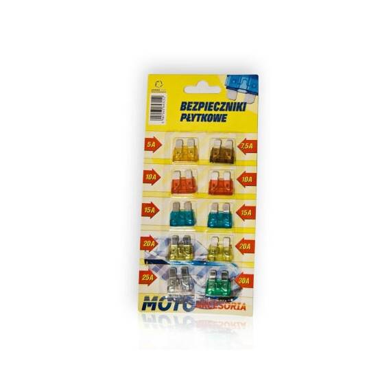 SET SIGURANTE AUTO MINI 5A-30A 10BUC - - Roveli
