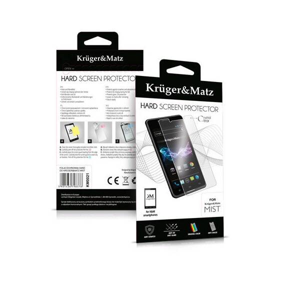 FOLIE PROTECTIE HARD KRUGER&MATZ MIST - - Roveli
