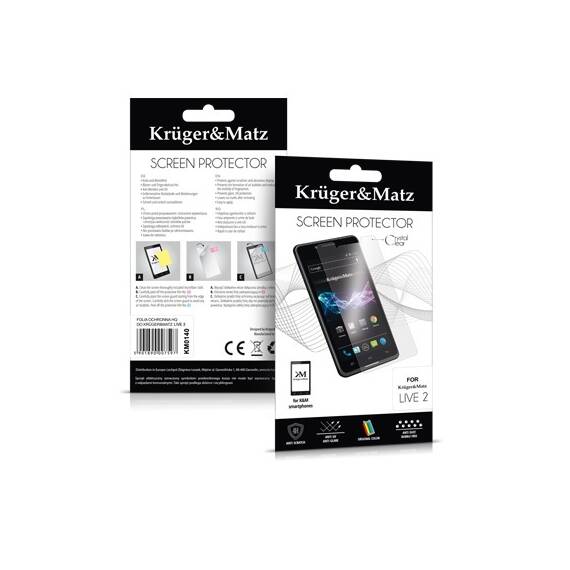 FOLIE PROTECTIE HQ LIVE 2 KRUGER&MATZ - - Roveli