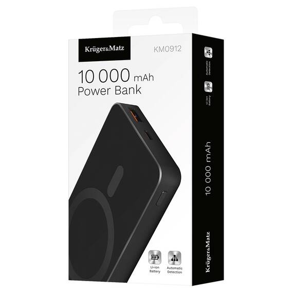 POWER BANK 10000 MAH MAG SAFE KRUGER&MATZ - 7- Roveli