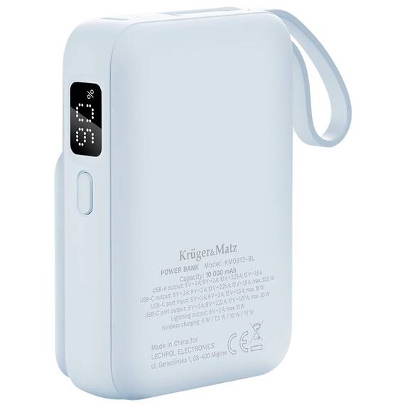 POWER BANK 10000 MAH MAG SAFE KRUGER&MATZ - 6- Roveli
