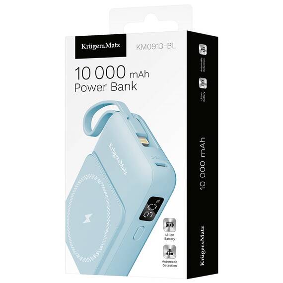 POWER BANK 10000 MAH MAG SAFE KRUGER&MATZ - 8- Roveli