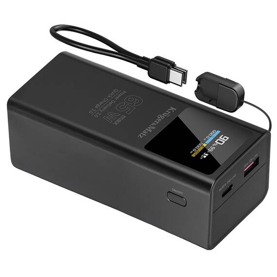 POWER BANK 20000 MAH LI-ION 65W QC PD KRUGER&MATZ - 2- Roveli