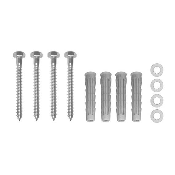 SET FIXARE RACKURI PE PERETE 14 X 70MM ELEMAT - 2- Roveli