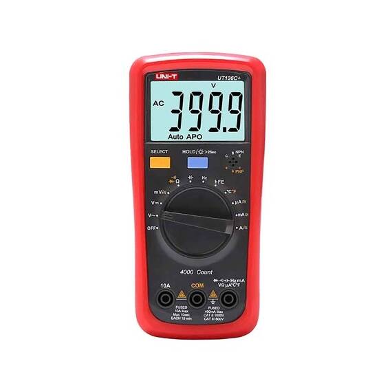 MULTIMETRU DIGITAL UNIVERSAL UT136C+ UNI-T - - Roveli