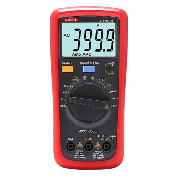 MULTIMETRU DIGITAL UNIVERSAL UT136C+ UNI-T - 2- Roveli