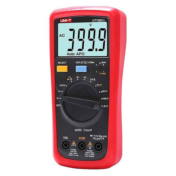 MULTIMETRU DIGITAL UNIVERSAL UT136C+ UNI-T - 4- Roveli