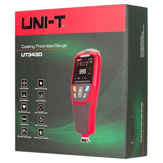 TESTER MASURARE GROSIME VOPSEA UT343D UNI-T - 8- Roveli