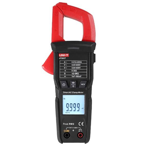 CLAMPMETRU 600V 600A UT202T UNI-T - 2- Roveli