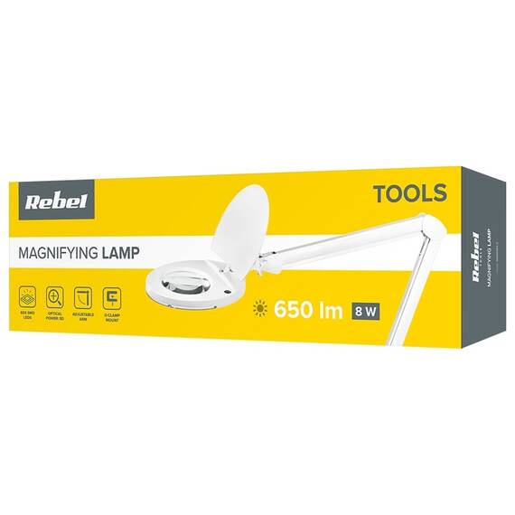 LAMPA CU LUPA 5 DIOPTRII 8W - 5- Roveli
