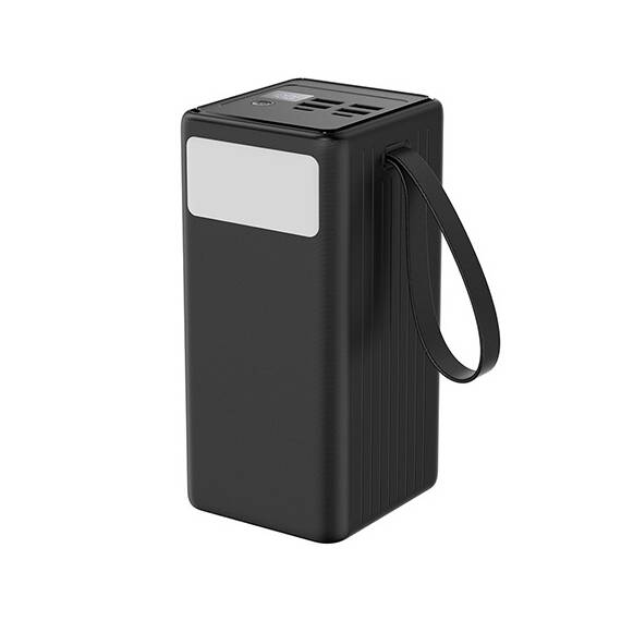 POWER BANK 60000MAH 65W PD USB-C PLATINET - - Roveli
