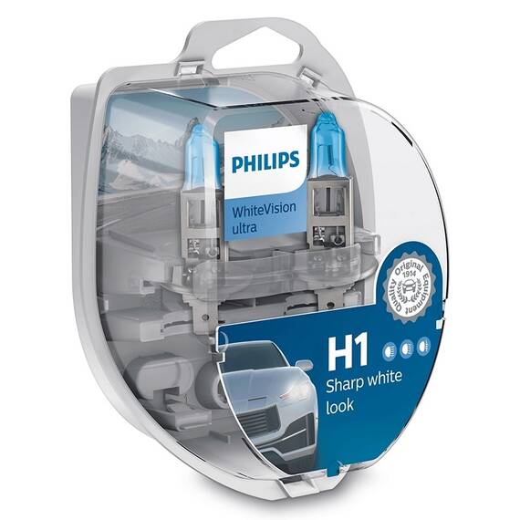 SET 2 BECURI AUTO H1 WHITEVISION ULTRA PHILIPS - 2- Roveli