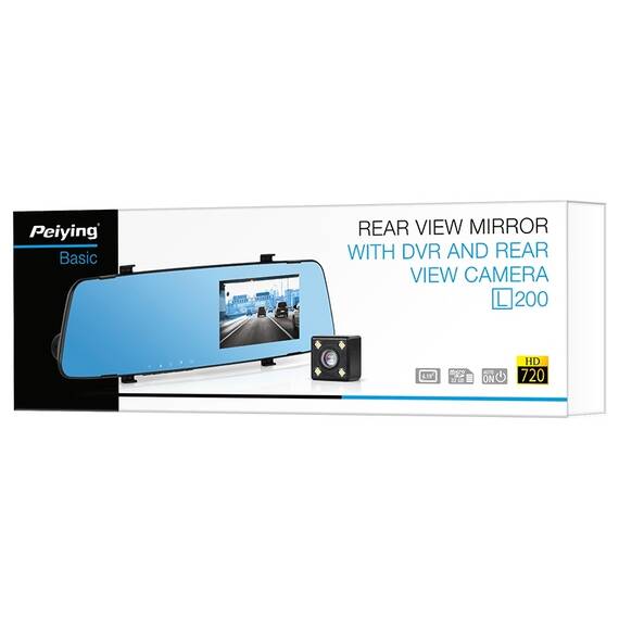 DVR AUTO SI CAMERA OGLINDA L200 PEIYING BASIC - 7- Roveli