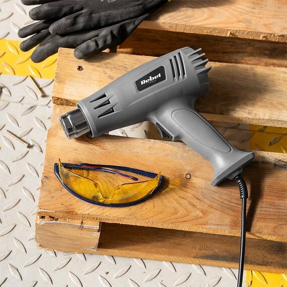 PISTOL CU AER CALD 1600W REBEL - 9- Roveli