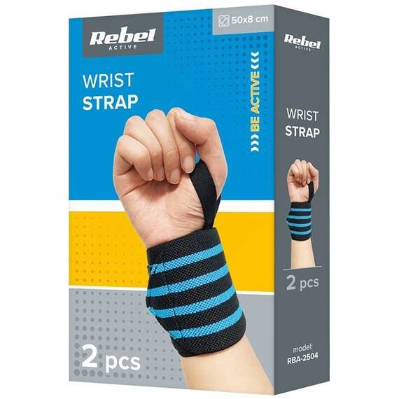 2 BENZI STRANGERE INCHEIETURA WRIST WRAP REBEL ACTIVE - 7- Roveli