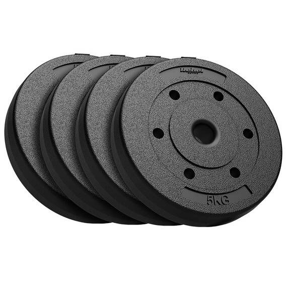 DISC GREUTATE COMPOZIT SET 4 X 5 KG REBEL ACTIVE - 2- Roveli