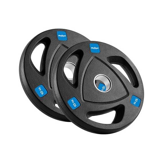 DISC GREUTATE FONTA CAUCIUCATA SET 2 X 10 KG REBEL ACTI - - Roveli