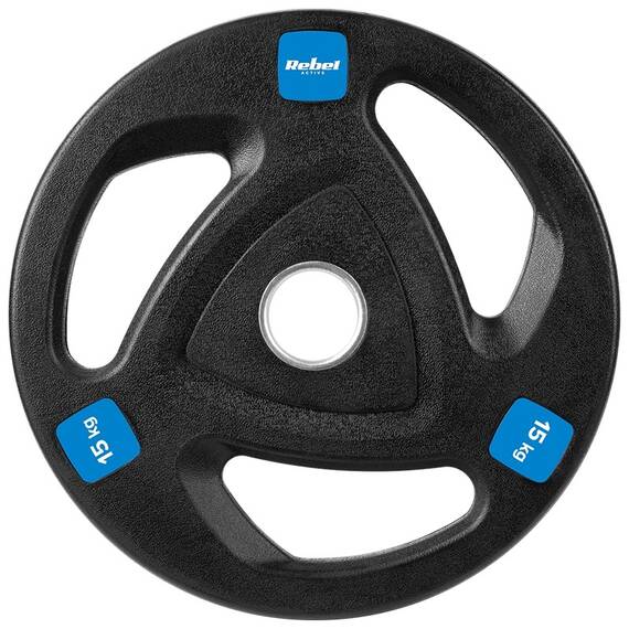 DISC GREUTATE FONTA CAUCIUCATA SET 2 X 15 KG REBEL ACTI - 4- Roveli