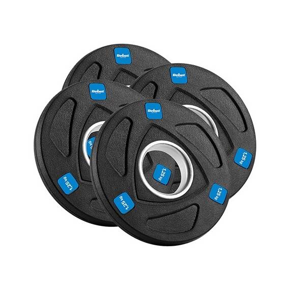 DISC GREUTATE FONTA CAUCIUCATA SET 4 X 1.25 KG REBEL AC - - Roveli
