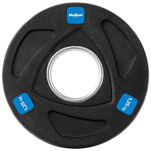 DISC GREUTATE FONTA CAUCIUCATA SET 4 X 1.25 KG REBEL AC - 4- Roveli