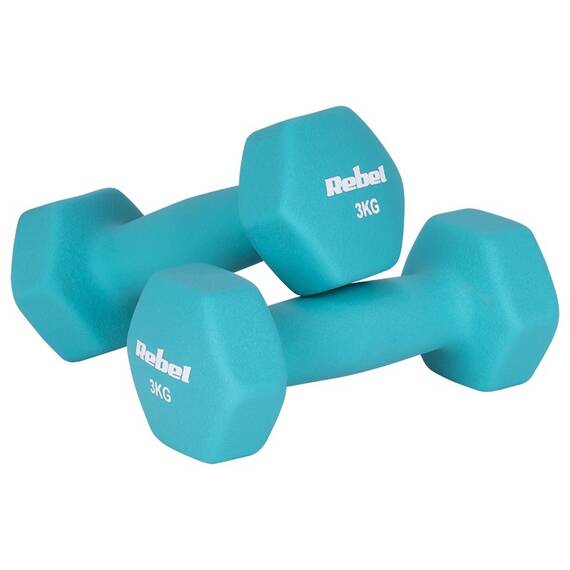 GANTERA FONTA INVELIS NEOPREN HEX 2 X 3KG REBEL ACTIVE - 3- Roveli