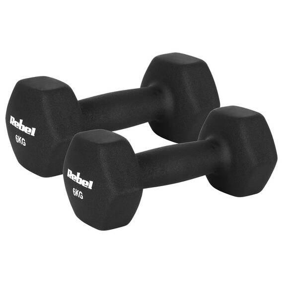 GANTERA FONTA INVELIS NEOPREN HEX 2 X 6KG REBEL ACTIVE - 2- Roveli