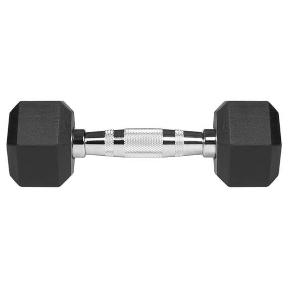 GANTERE DUMBBELL HEX FONTA CAUCIUCATA 2X3KG REBEL ACTIV - 5- Roveli