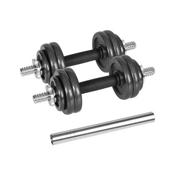 GANTERE REGLABILE CU VALIZA TOTAL 15KG REBEL ACTIVE - - Roveli