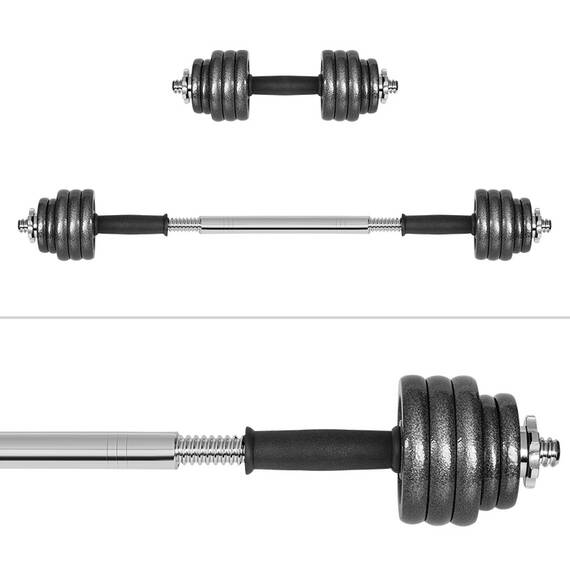 GANTERE REGLABILE CU VALIZA TOTAL 15KG REBEL ACTIVE - 5- Roveli