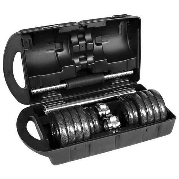 GANTERE REGLABILE CU VALIZA TOTAL 15KG REBEL ACTIVE - 6- Roveli